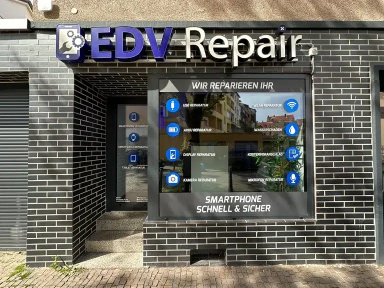 Ladenlokal von EDV Repair in der Goethestraße, Ludwigshafen